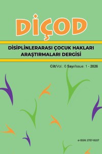 Disiplinlerarası Çocuk Hakları Araştırmaları Dergisi kapağı