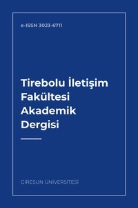 Tirebolu İletişim Fakültesi Akademik Dergisi kapağı