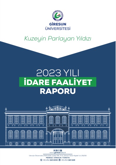 2023 Yılı İdare Faaliyet Raporu kapağı