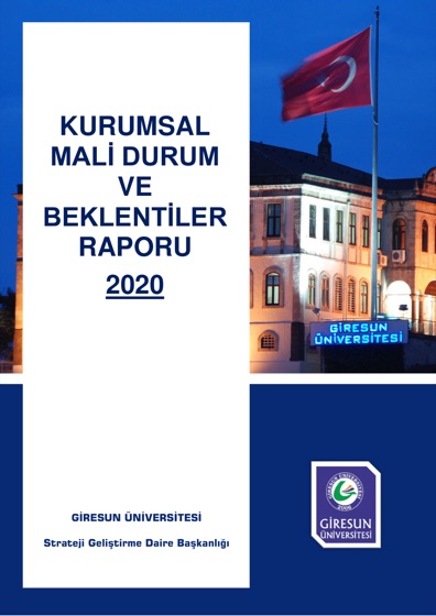 2020 Yılı Kurumsal Mali Durum ve Beklentiler Raporu kapağı