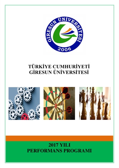 2017 Yılı Performans Programı kapağı