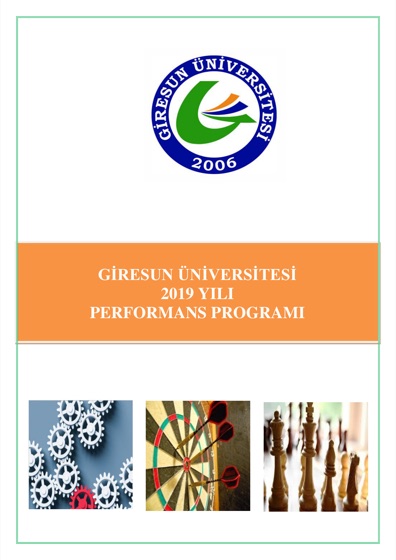 2019 Yılı Performans Programı kapağı