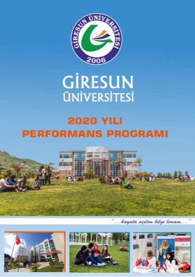 2020 Yılı Performans Programı kapağı