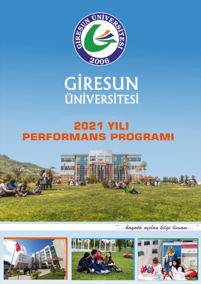 2021 Yılı Performans Programı kapağı