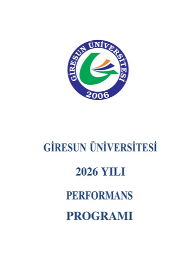 2026 Yılı Performans Programı kapağı