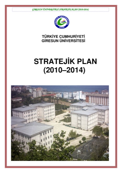 2010-2014 Stratejik Planı kapağı